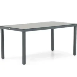 Dining Tuintafel rechthoekig 160 x 90 cm Grijs Porto