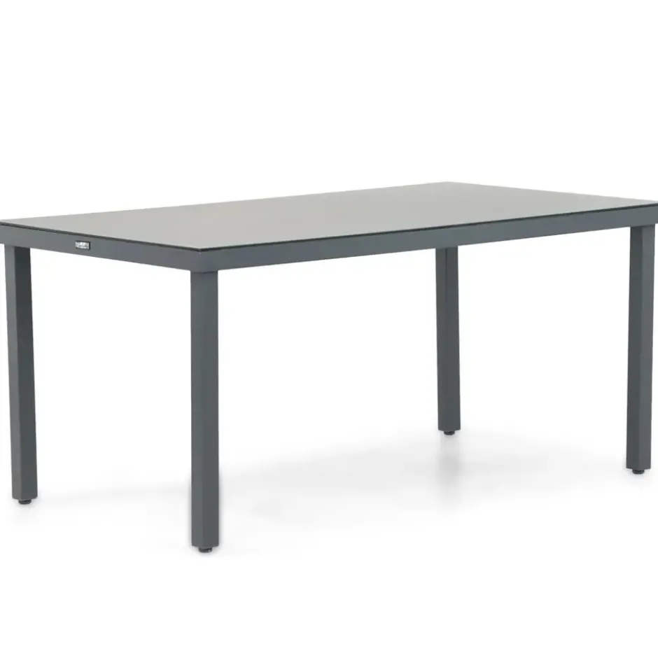 Dining Tuintafel rechthoekig 160 x 90 cm Grijs Porto