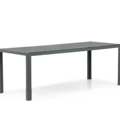 Dining Tuintafel rechthoekig 210 x 85 cm Grijs Venustas