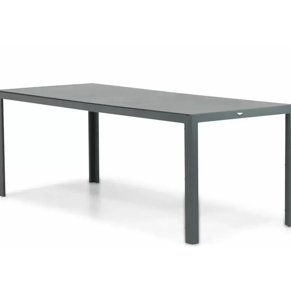 Dining Tuintafel rechthoekig 210 x 85 cm Grijs Venustas