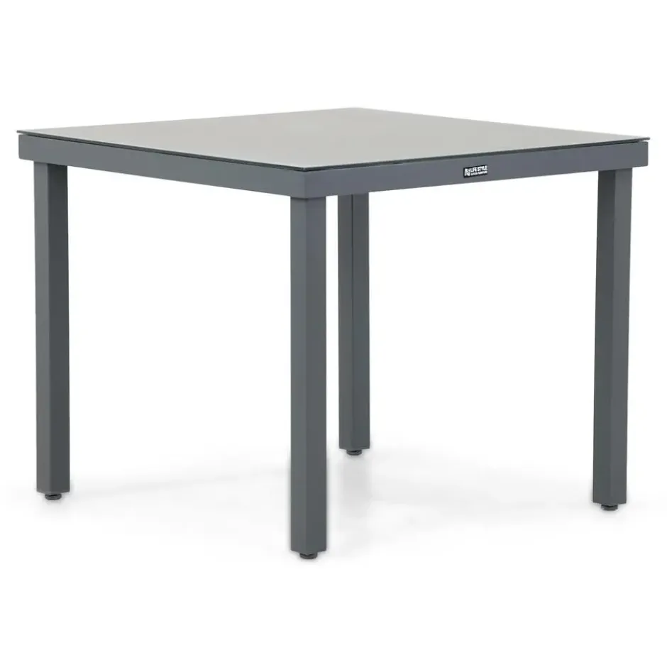 Dining Tuintafel vierkant 90 x 90 cm Grijs Porto