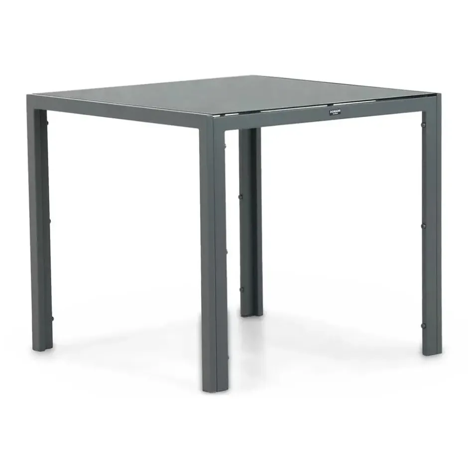Dining Tuintafel vierkant 85 x 85 cm Grijs Venustas