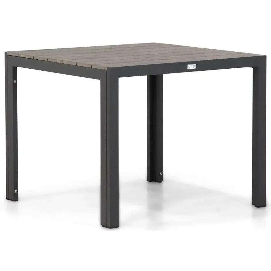 Dining Tuintafel vierkant 92 x 92 cm Grijs Young