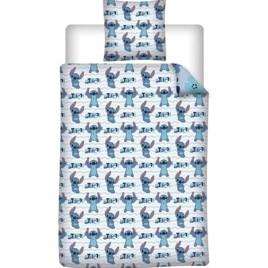 Disney Lilo & Stitch Dekbedovertrek - Eenpersoons - 140 x 200 cm + 65 x 65 cm