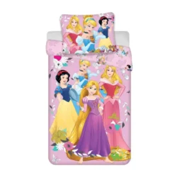 Disney Princess Dekbedovertrek Beauty - 140 x 200 cm / 60 x 70 cm - Katoen