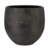 DK Design Bloempot model Maya - verweerd zwart - D32xH35cm - rustiek