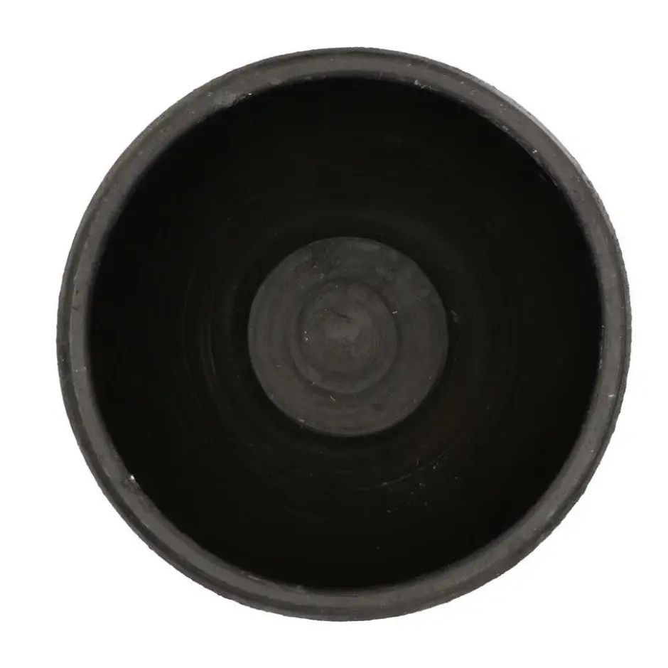 DK Design Bloempot model Maya - verweerd zwart - D32xH35cm - rustiek