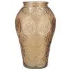 DK Design boeket vaas Circle - glas - amber - 15 x 25 cm