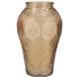 DK Design boeket vaas Circle - glas - amber - 15 x 25 cm