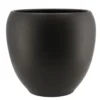 DK Design plantenpot - Vinci - zwart mat - D29 x H31 cm