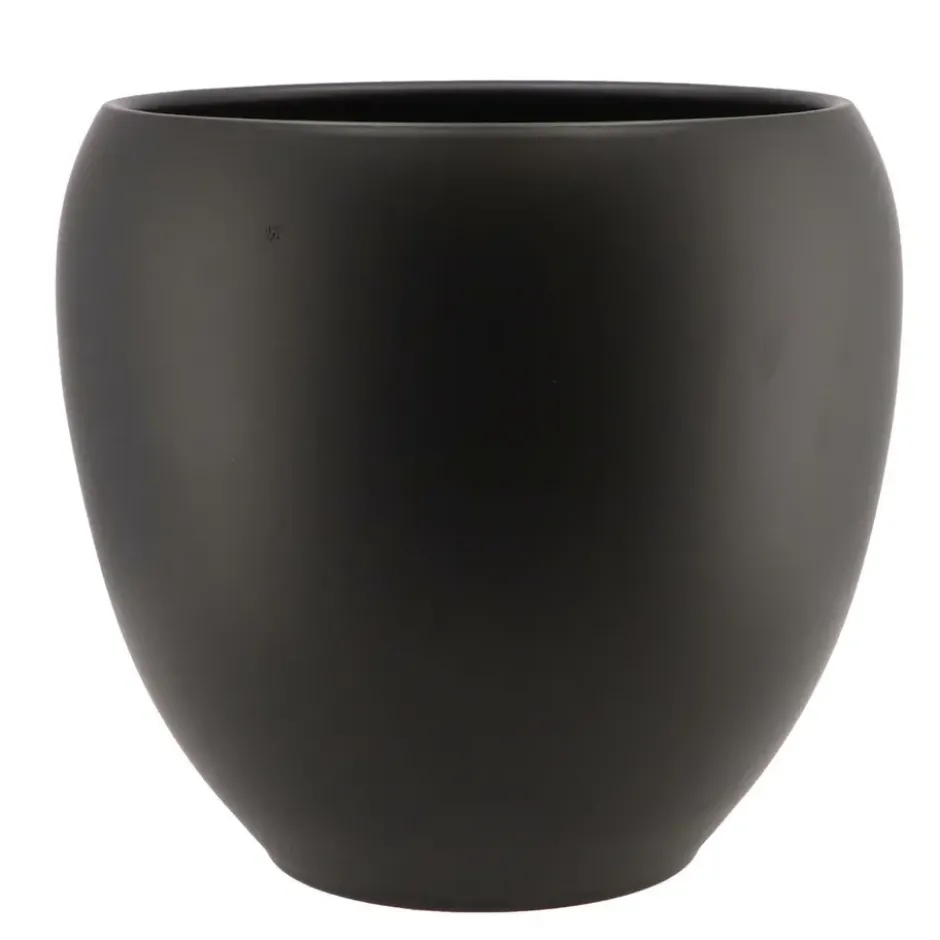 DK Design plantenpot - Vinci - zwart mat - D29 x H31 cm