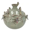 DK Design Vaas Vogels - mosgroen - D29 x H28 cm