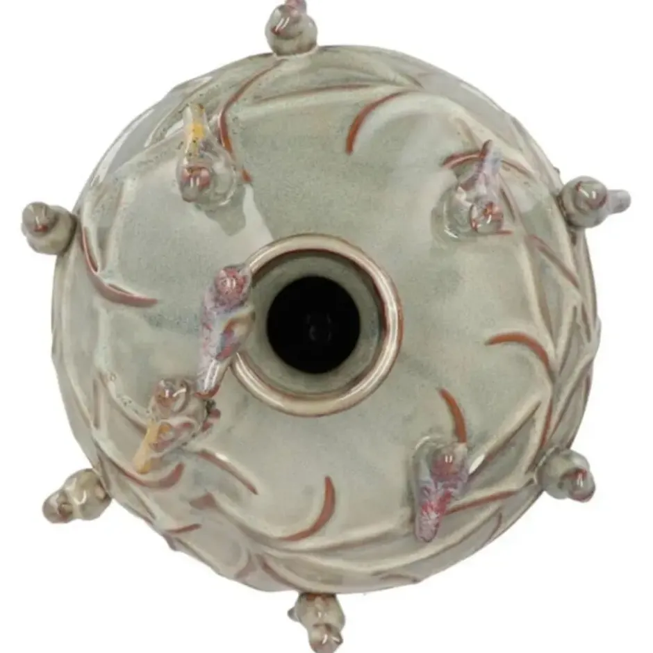 DK Design Vaas Vogels - mosgroen - D29 x H28 cm