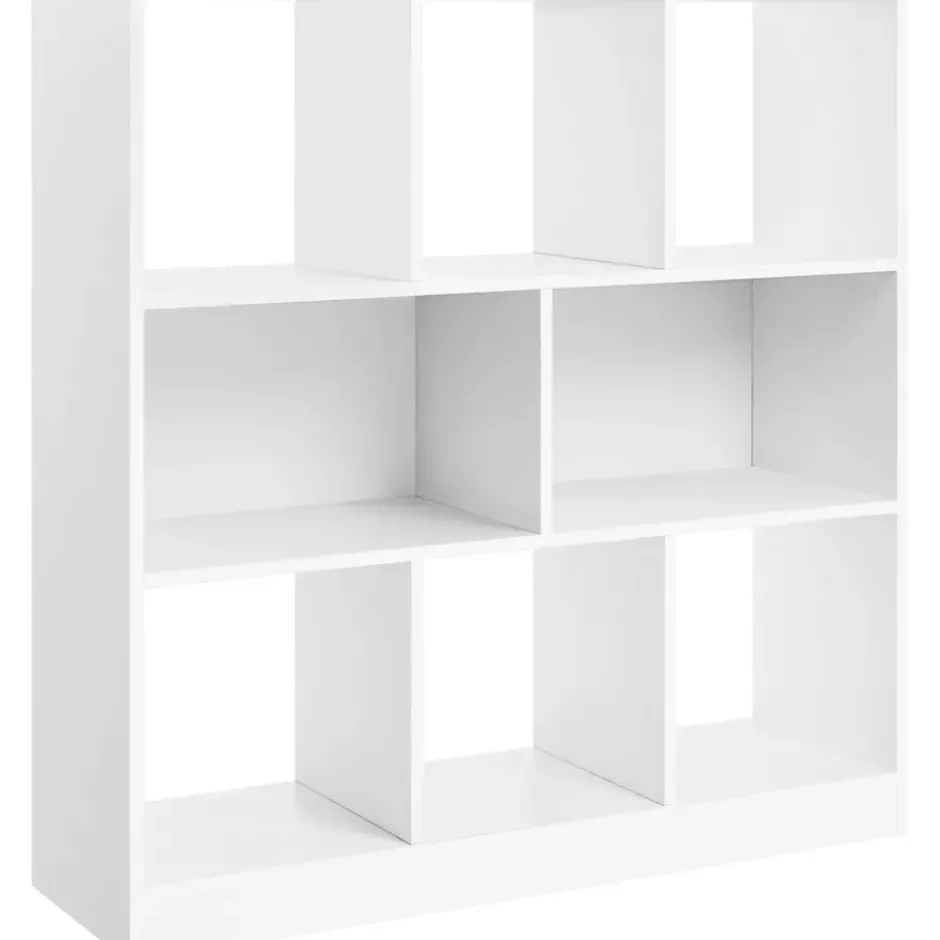 Dok Home - Boekenkast - Met open vakken - 8 vakken - Wit