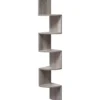 Dok Home hoekplank - wandplank - 5 planken - grijs