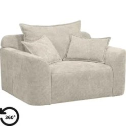Draaibare Loveseat Elsa - stof Eden - beige