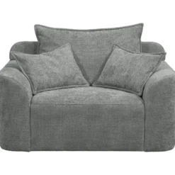 Draaibare Loveseat Elsa - stof Eden - grijs