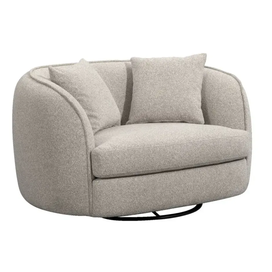 Draaibare Loveseat Enzio - stof Sirena - greige