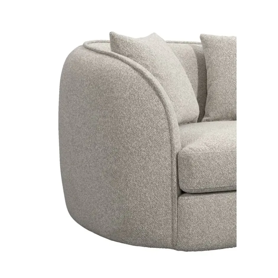 Draaibare Loveseat Enzio - stof Sirena - greige