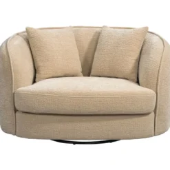 Draaibare Loveseat Enzio - stof Elephant - beige