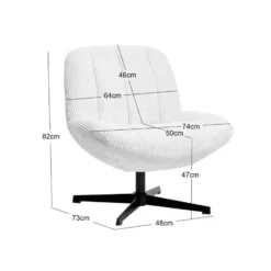 Draaibare Scandinavische Design Fauteuil