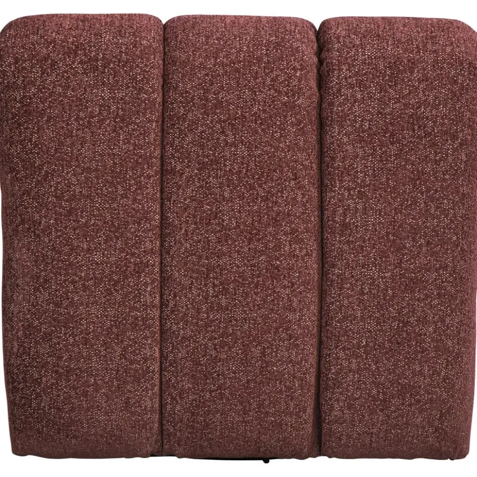Draaifauteuil Beau - stof Raven - wijnrood