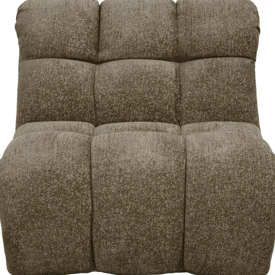 Draaifauteuil Beau - stof Raven - bruin