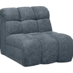 Draaifauteuil Beau - stof Raven - donkerblauw