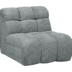 Draaifauteuil Beau - stof Raven - grijs