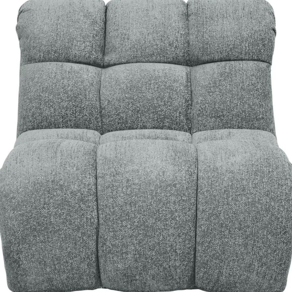 Draaifauteuil Beau - stof Raven - grijs