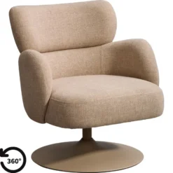 Draaifauteuil Coco - beige
