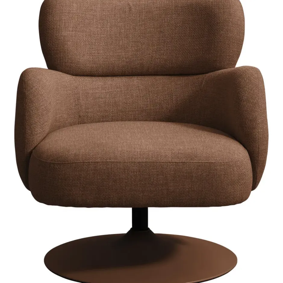 Draaifauteuil Coco - wijnrood