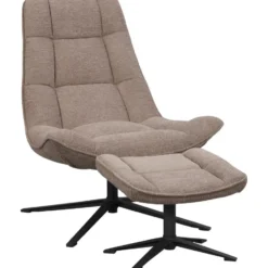 Draaifauteuil Emily - taupe