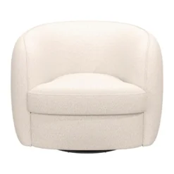 Draaifauteuil Enzio - stof Wales - crème