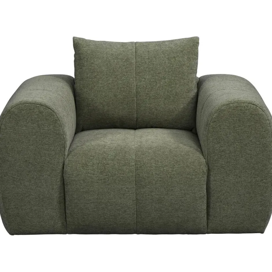 Draaifauteuil Juliette - stof Raven - groen