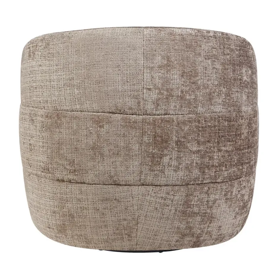 Draaifauteuil Taupe - 82x85x77cm - Yara