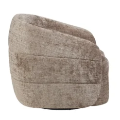 Draaifauteuil Taupe - 82x85x77cm - Yara