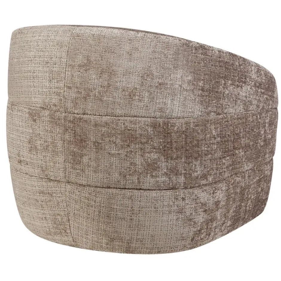 Draaifauteuil Taupe - 82x85x77cm - Yara