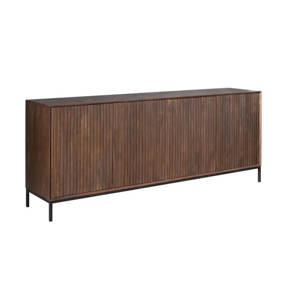 Dressoir Bruin Hout - 210x45x85cm - Madison