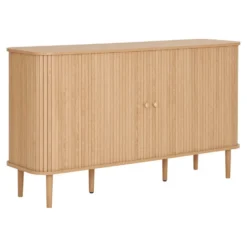 Dressoir Naturel - 140x40x79cm - 2 Deurs - Nikko
