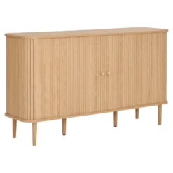 Dressoir Naturel - 140x40x79cm - 2 Deurs - Nikko