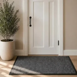 Droogloopmat Twister 90x150cm grijs