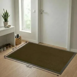 Droogloopmat Twister 90x150cm teak