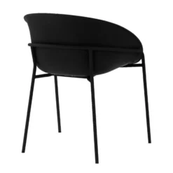 DS4U - Ella kunststof tuinstoel - zwart