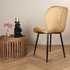 DS4U - Giulia eetkamerstoel velvet goud
