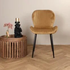 DS4U - Giulia eetkamerstoel velvet goud