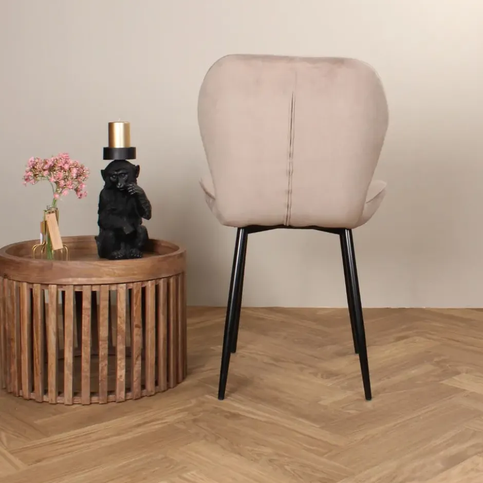 DS4U - Giulia eetkamerstoel velvet champagne
