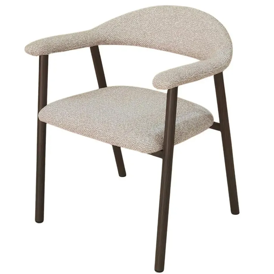 DS4U - Quinn basic eetkamerstoel - walnoot