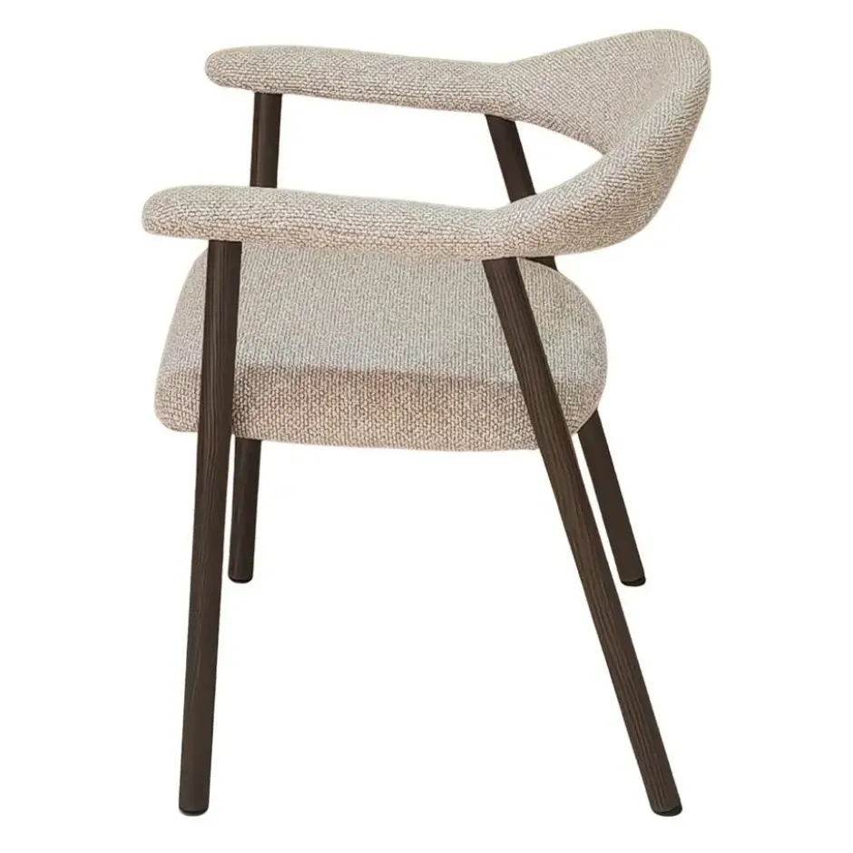 DS4U - Quinn basic eetkamerstoel - walnoot