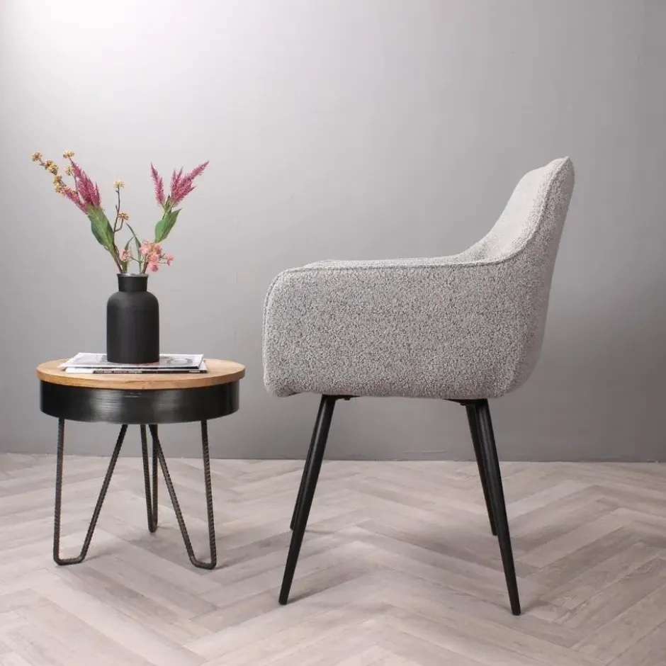 DS4U - Ravi 3.0 eetkamerstoel boucle - grijs